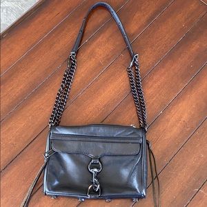 Rebecca Minkoff Black MAC Mini Leather Crossbody